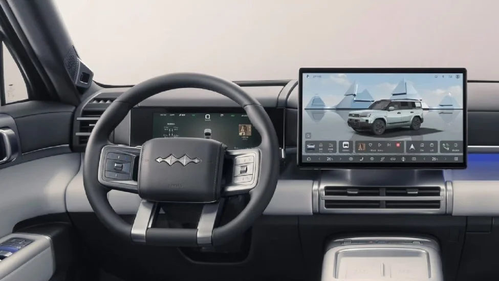 自研音響、可外接平板電腦，比亞迪方程豹鈦7更多內飾官圖公布