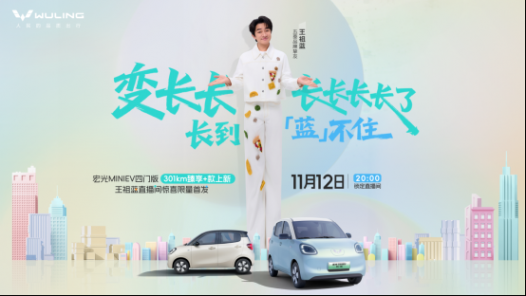 置換補貼價5.28萬元 五菱推出宏光MINIEV四門版301km臻享+款